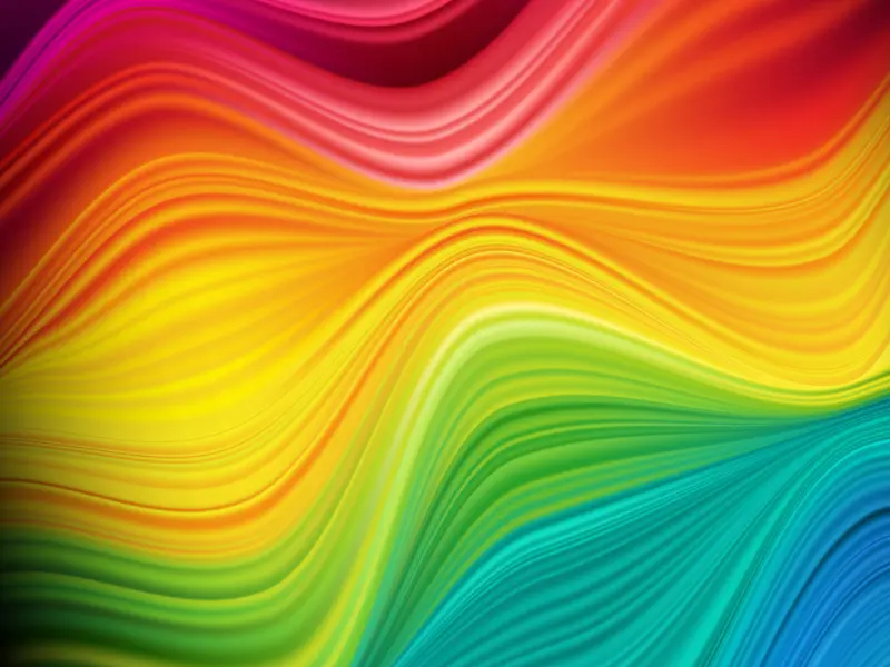 Ein regebogenfarbiger Hintergrund