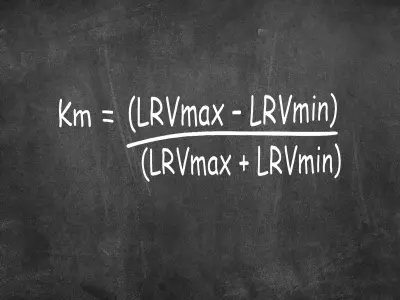Illustration einer Berechnung auf einer Wandtafel