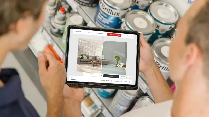 Raumdesigner Tablet