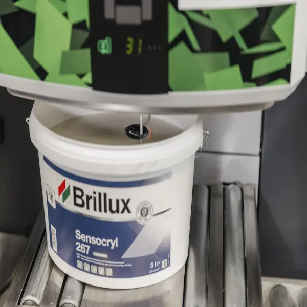 ein Brillux Produkt auf einer Baustelle