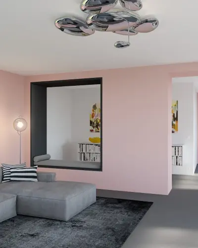 Wohnzimmer mit Couch