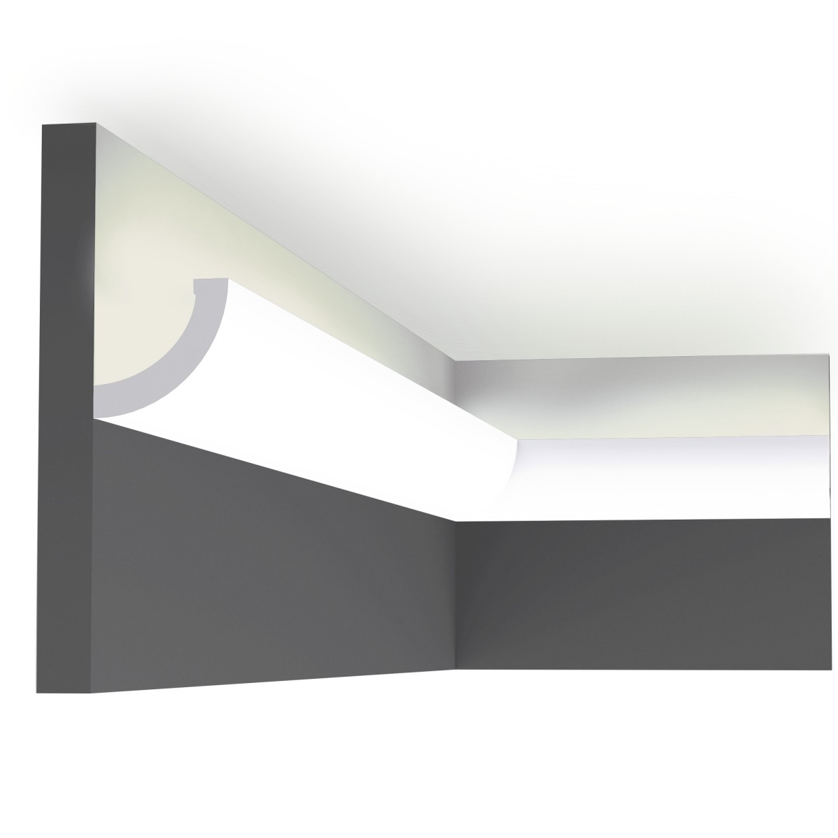 Zierprofil mit Lichtmöglichkeit