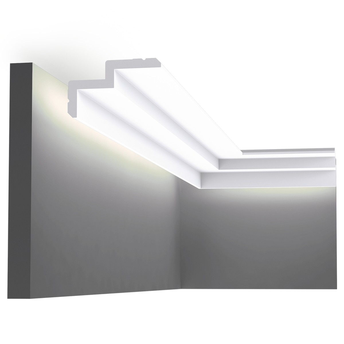 Zierprofil mit Licht