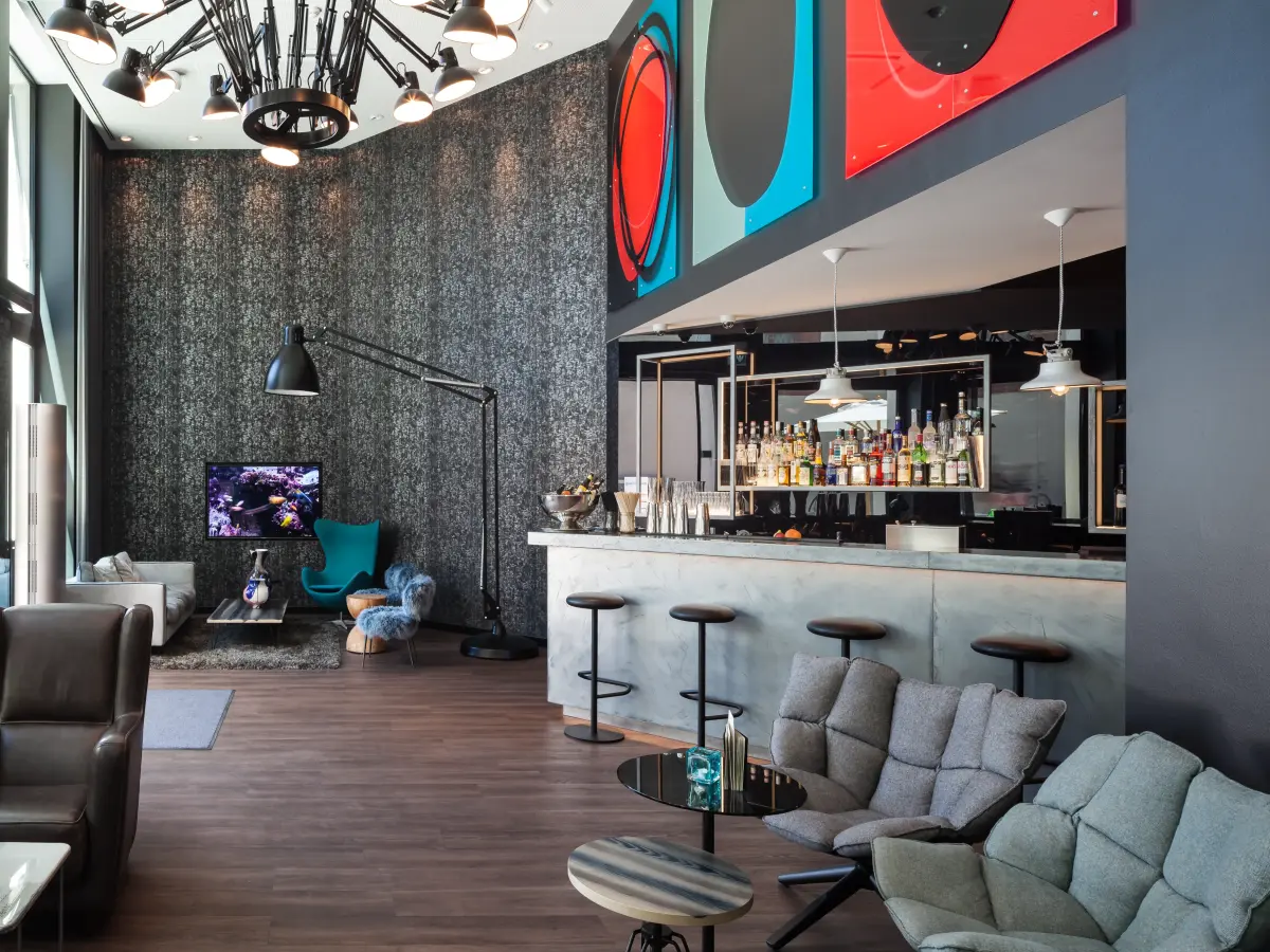 Lobby eines Hotels