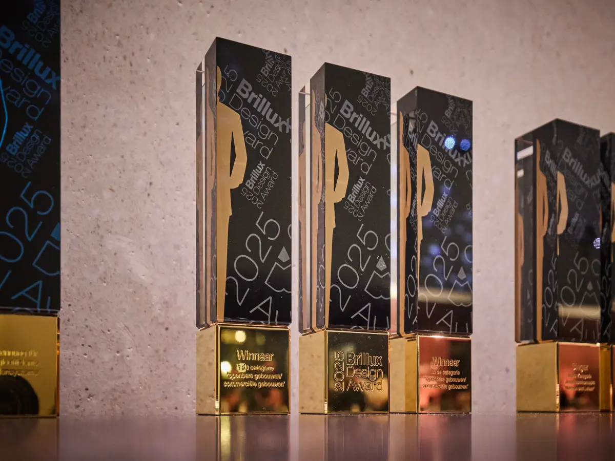 Ansicht der Brillux Design Award Trophäen