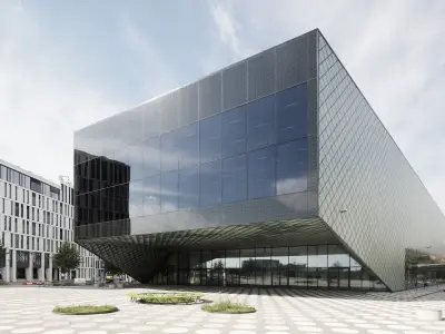 modernes futuristisches Gebäude - Aussenansicht