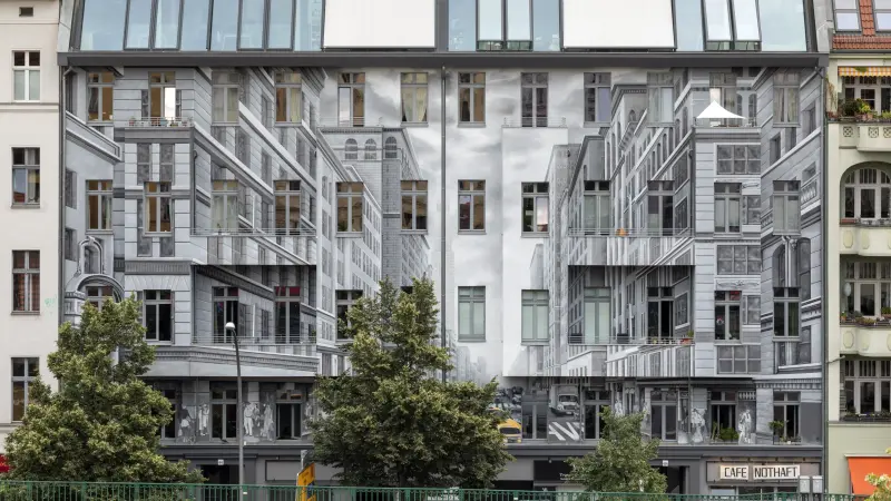 Fassadenansicht Berlin Schoenhauser Allee