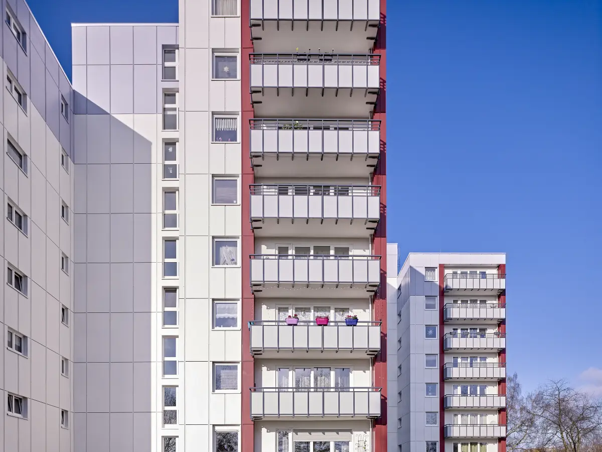 Ein Hochhaus