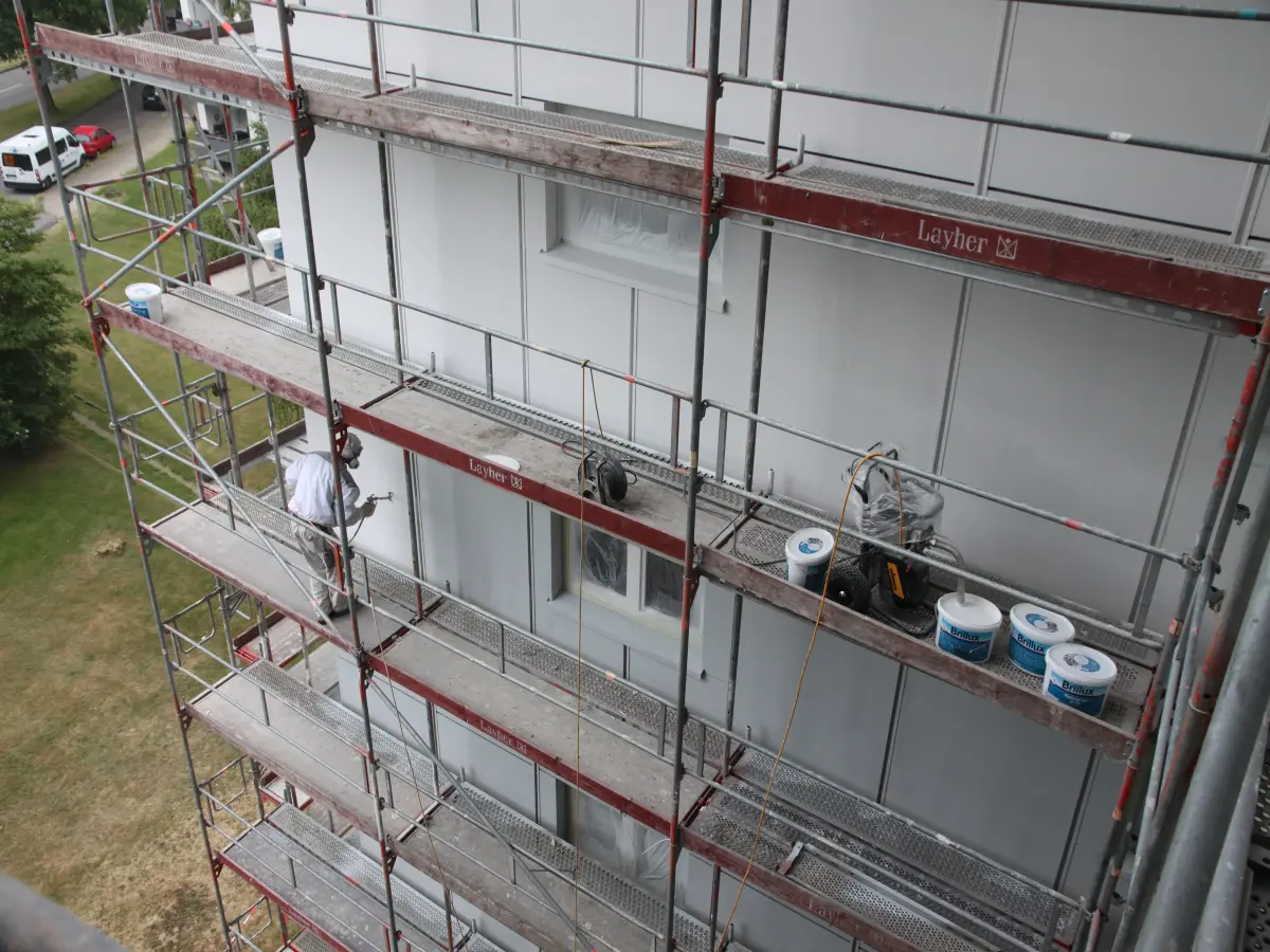 Ein Bild einer Baustelle