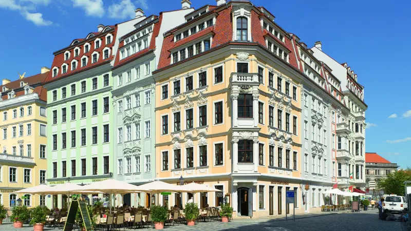 8 Pastellfarbene Quartiere mit wunderschöner Stilfassade 
