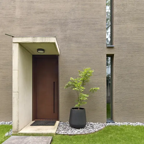 Eine Fassade eines Gebäudes