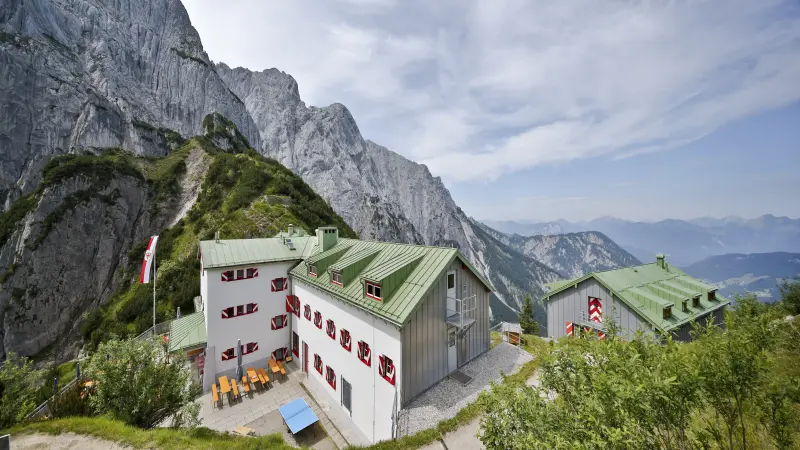 Das Stripsenjochhaus in Ebbs in Vogelperspektive 