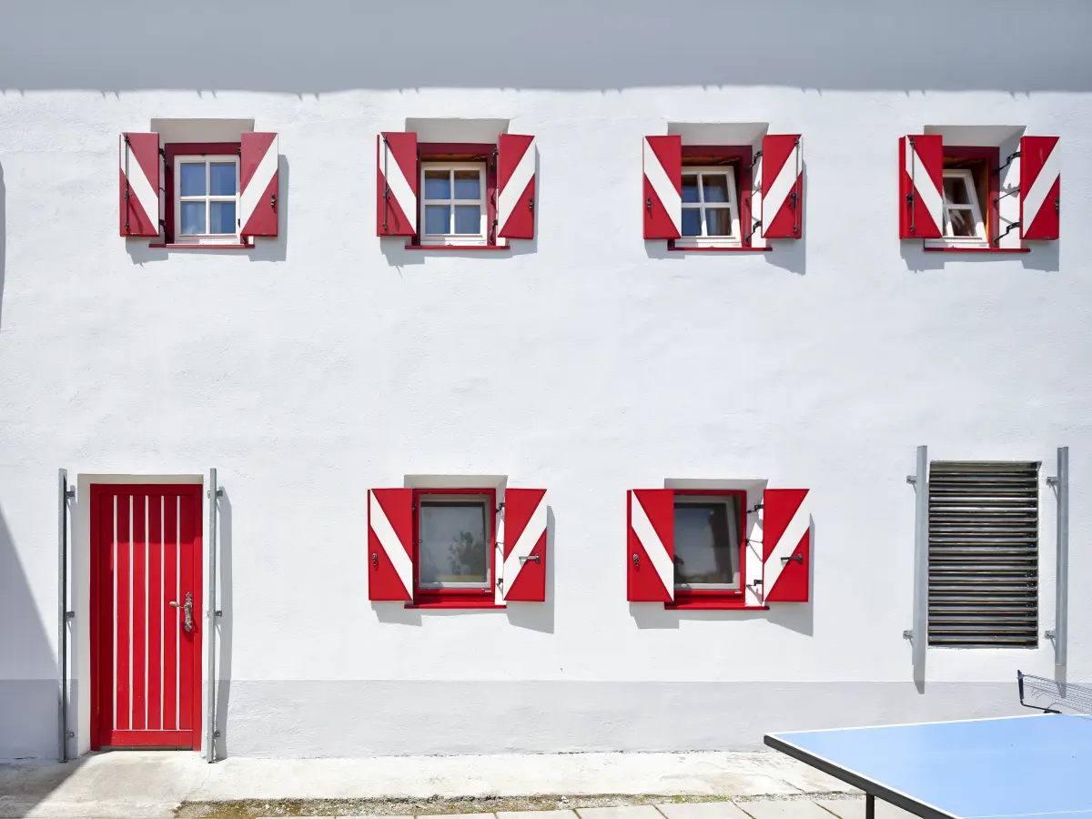 Fassade des Stripsenjochhaus in Ebbs.