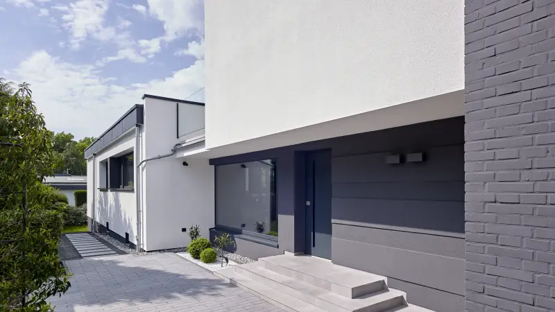 Haus mit Dämmung