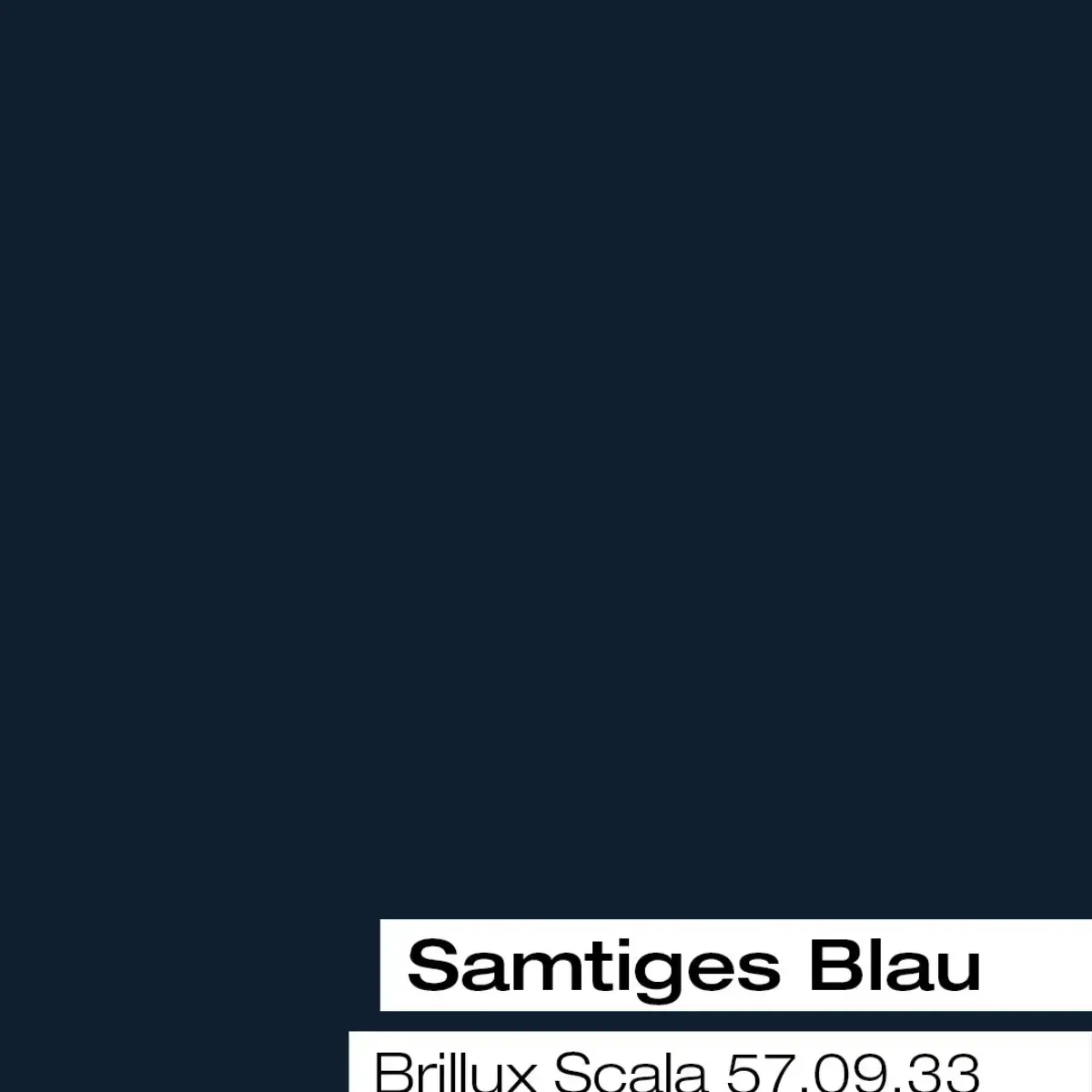 Samtiges Blau