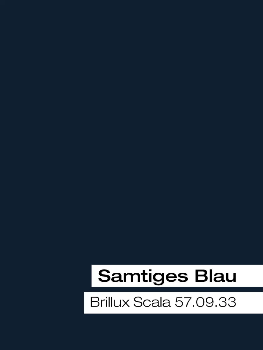 Samtiges Blau