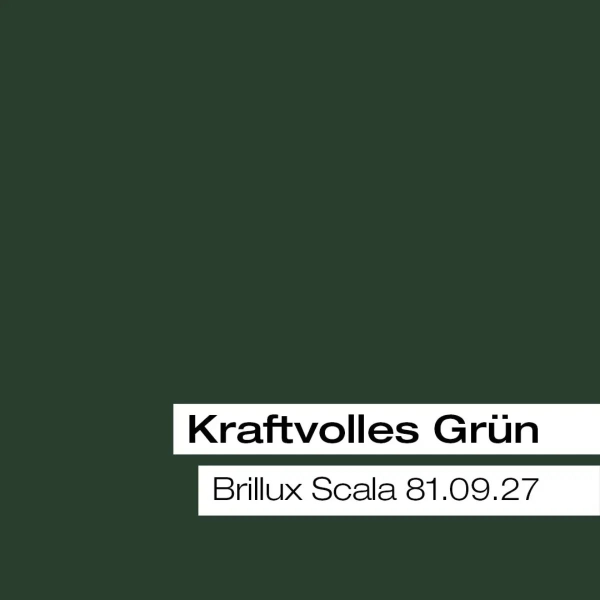 Kraftvolles Grün