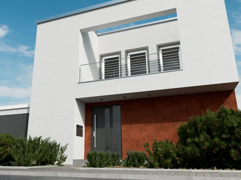 Eine Fassade eines Gebäudes