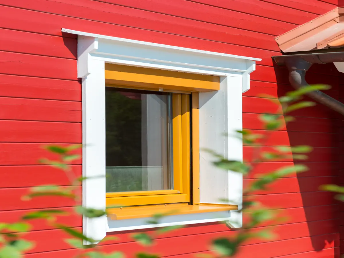 Fenster des Landhauses in Feldkirchen.