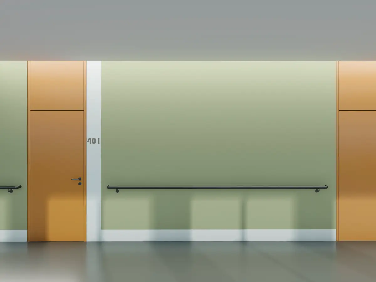 eine bunte Wand