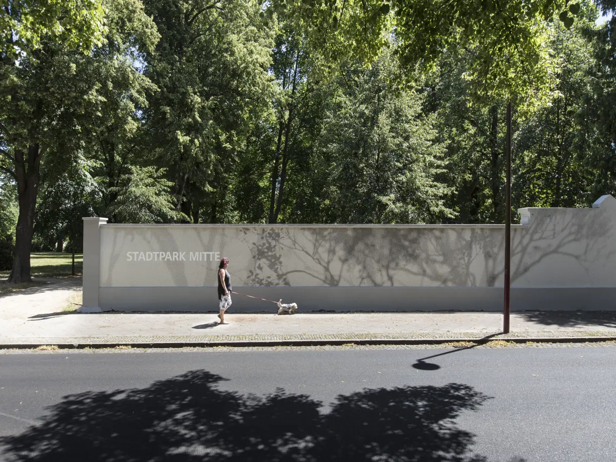 Eingang eines Parks