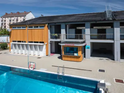 Ansicht Augartenbad in Graz