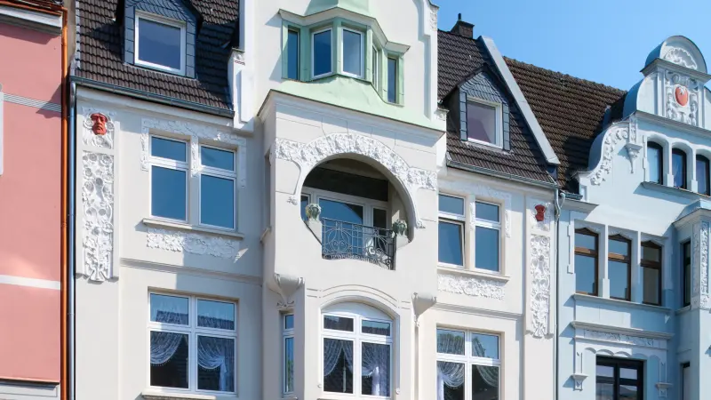 Historische Fasade Wohnhaus