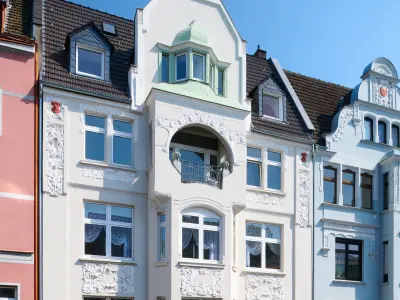 Historische Fasade Wohnhaus