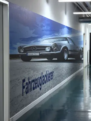 Tapete mit Oldtimer