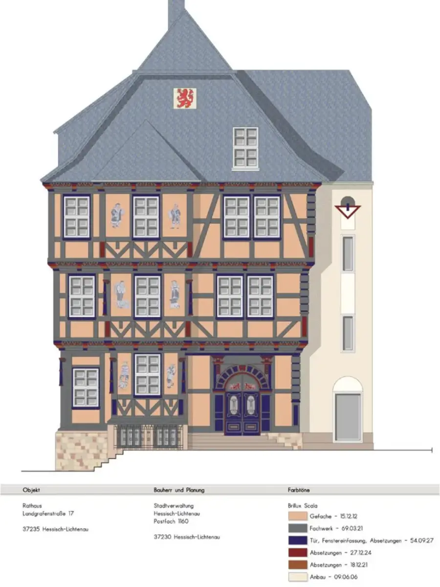 Farbentwurf aus dem Brillux Farbstudio in Münster