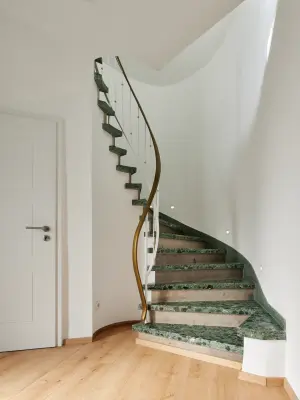 Das renovierte Treppenhaus