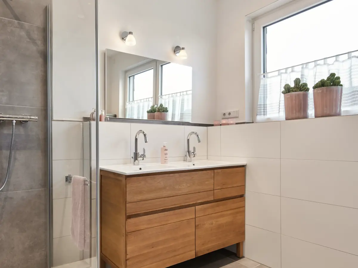 Badezimmer neu gestaltet