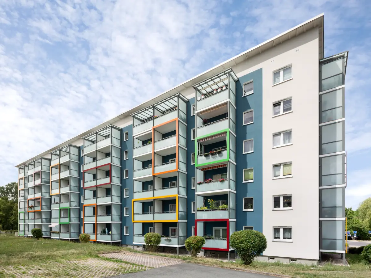 Wohnblock, Ilmenau 1