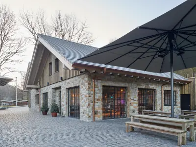 Außenansicht eines Restaurants