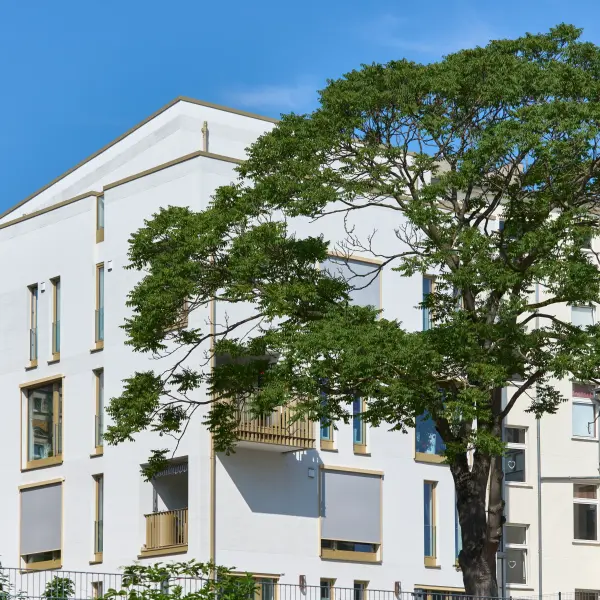 weißes Blockhaus Magedburg