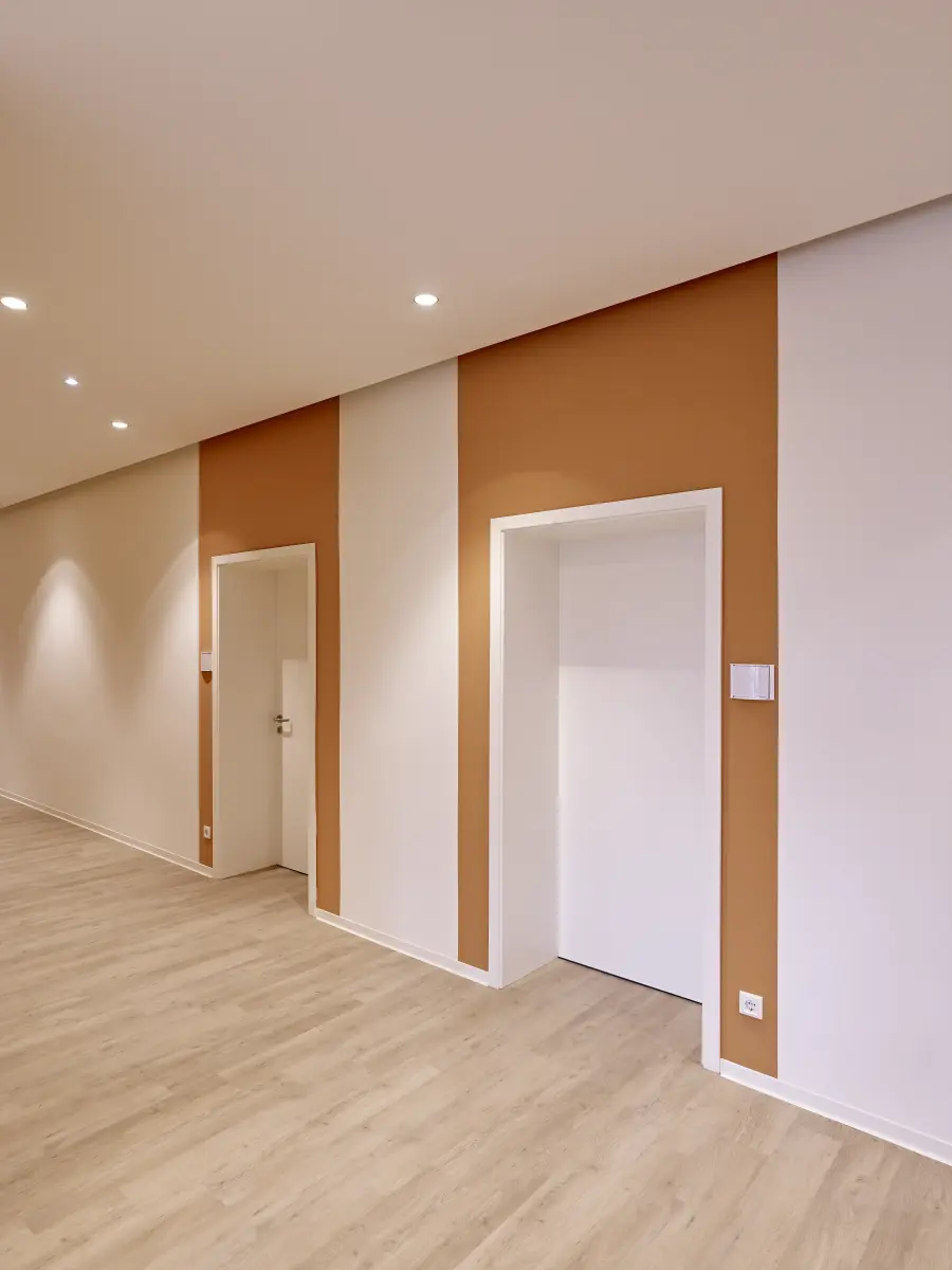 orangene Markierung führt zur Erkennung der Tür