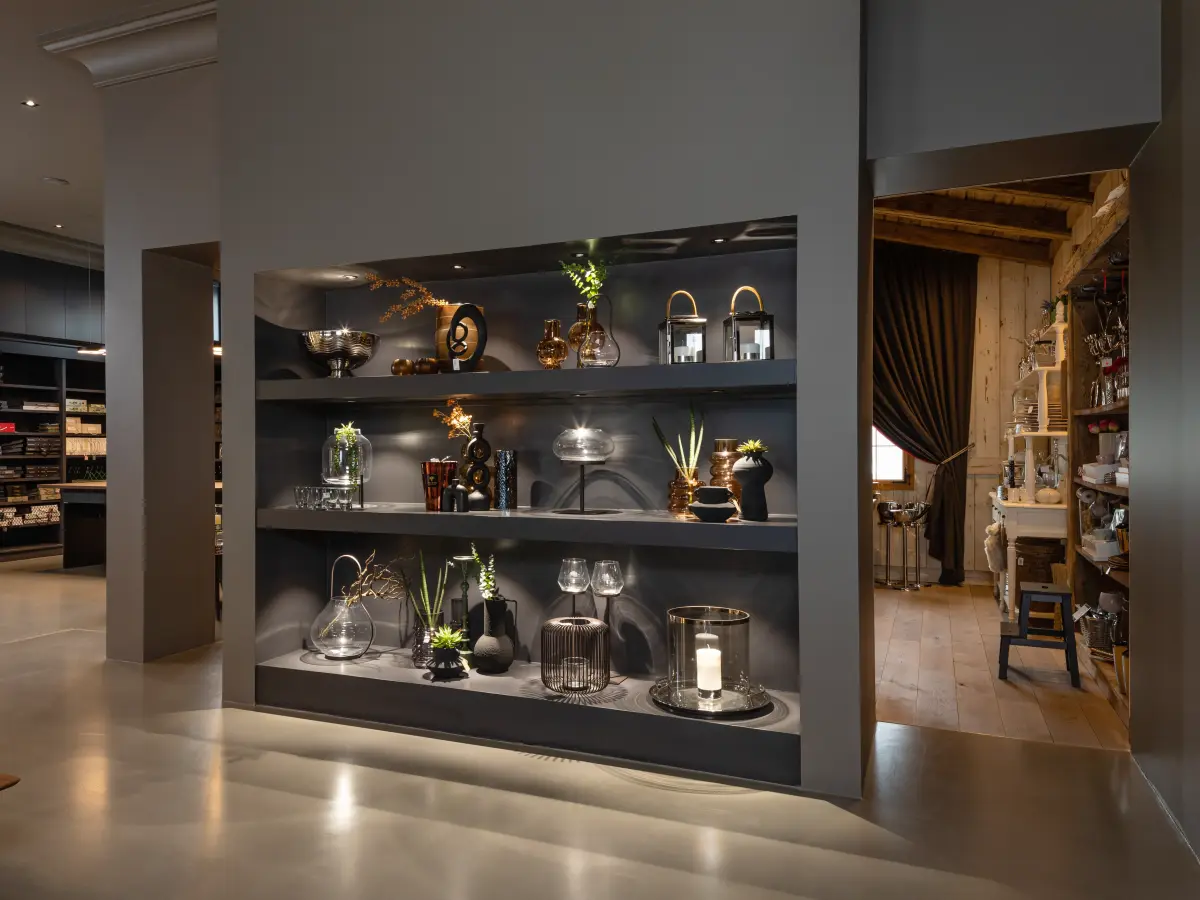 Ansicht des Showrooms "Home Interior" in Mils.