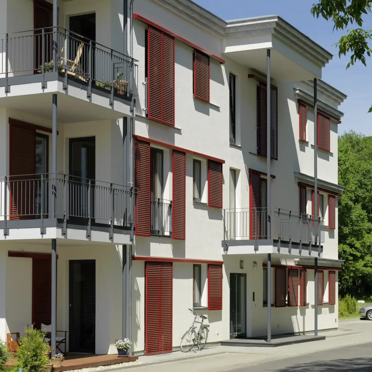 Außenansicht des Wohnhauses An der Sandscholle, Potsdam 5