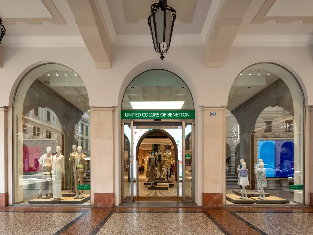 Eingangsbereich mit Glastür