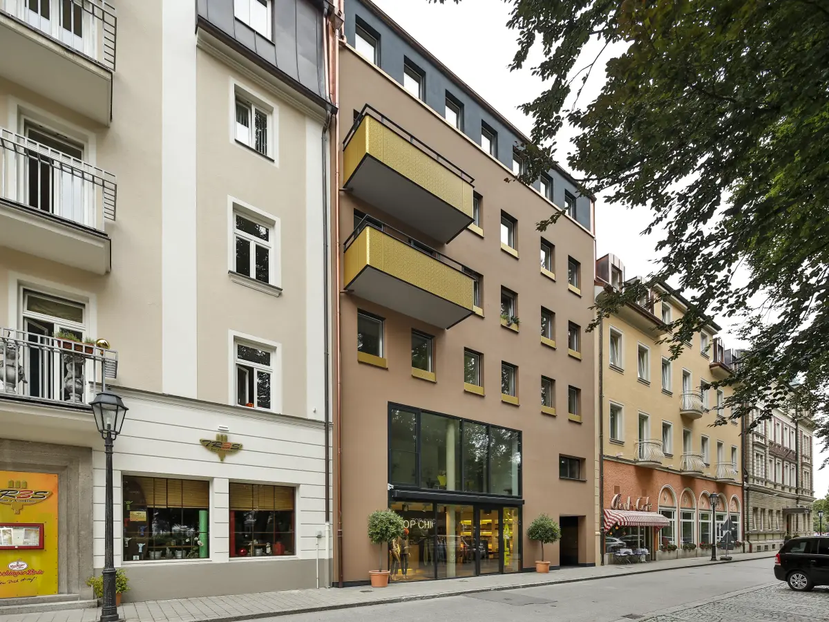 Gesamtansicht des Hauses in der Gapstraße in Traunstein.