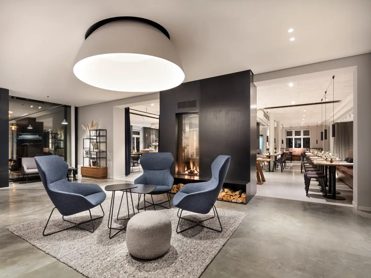 eine Hotellobby