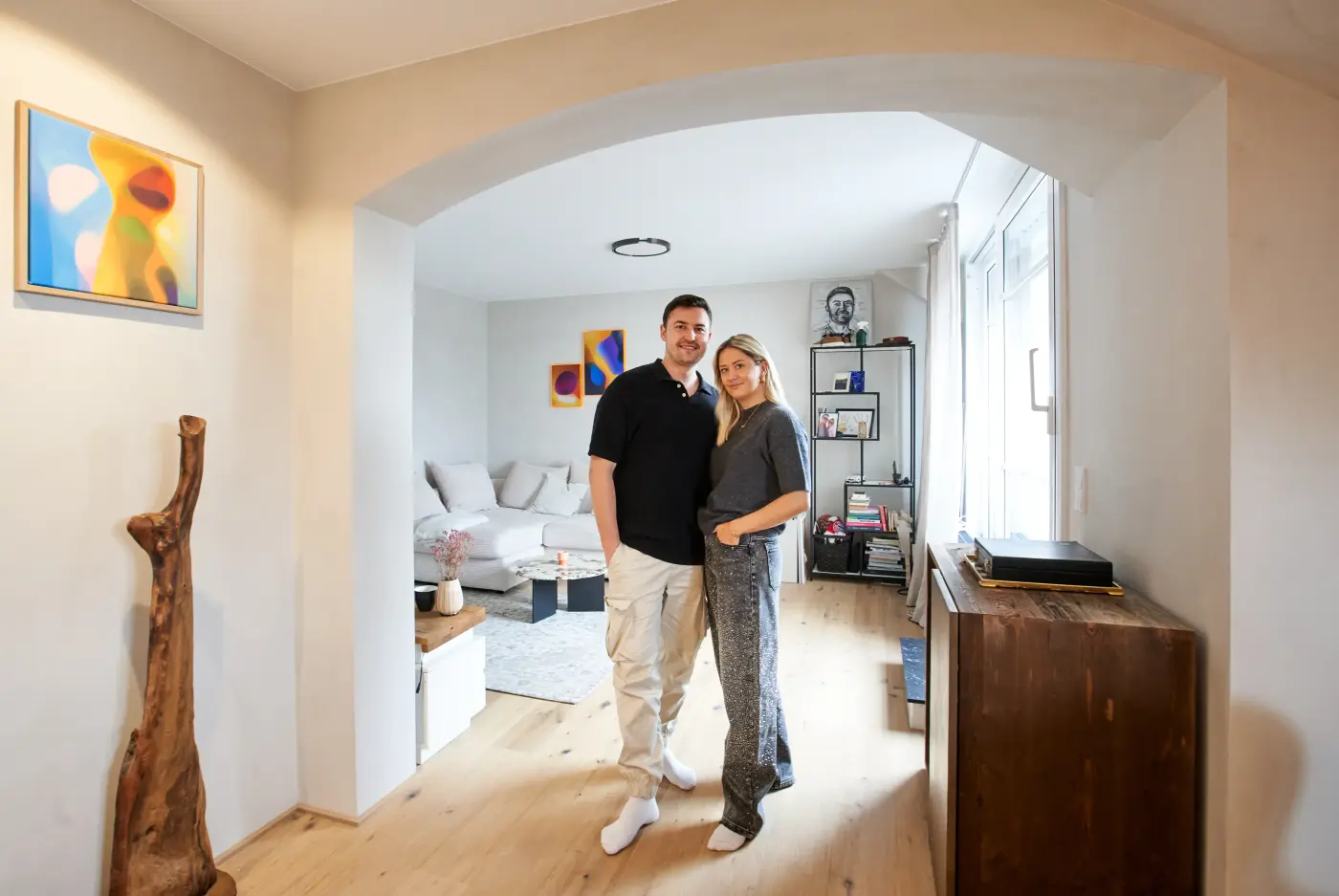 Das Haus aus der Vogelperspektive