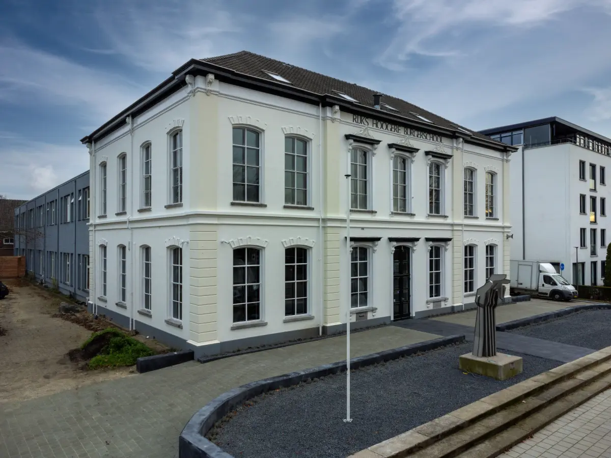 Historische Gebäudeaußenfassade