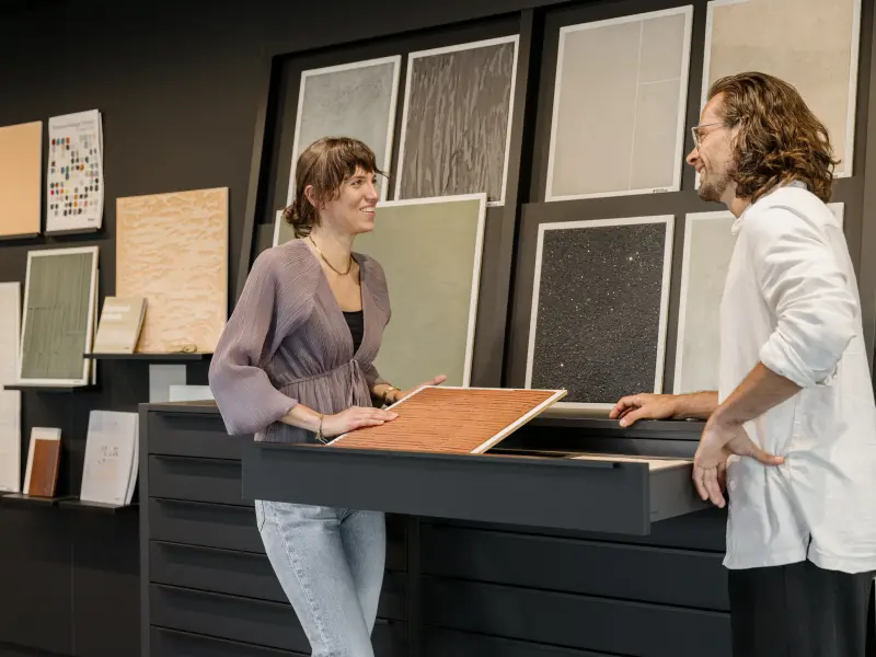 Beratung im Farbstudio
