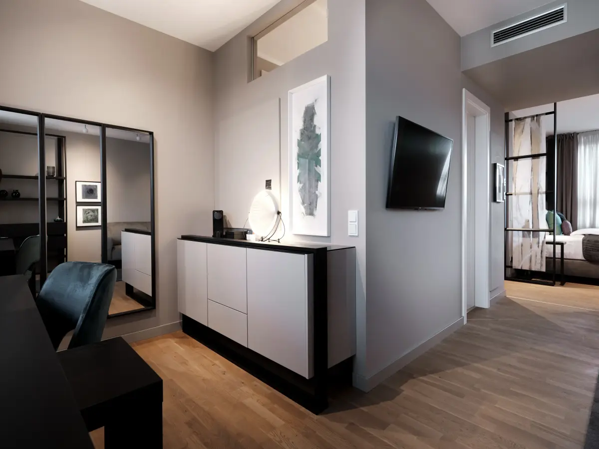 Interieur eines Hotelzimmers