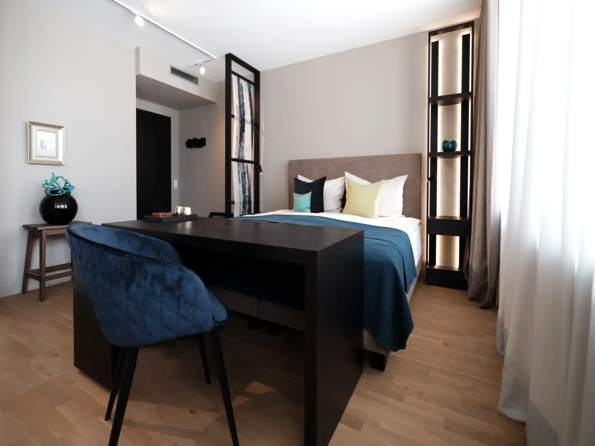 Interieur eines Hotelzimmers