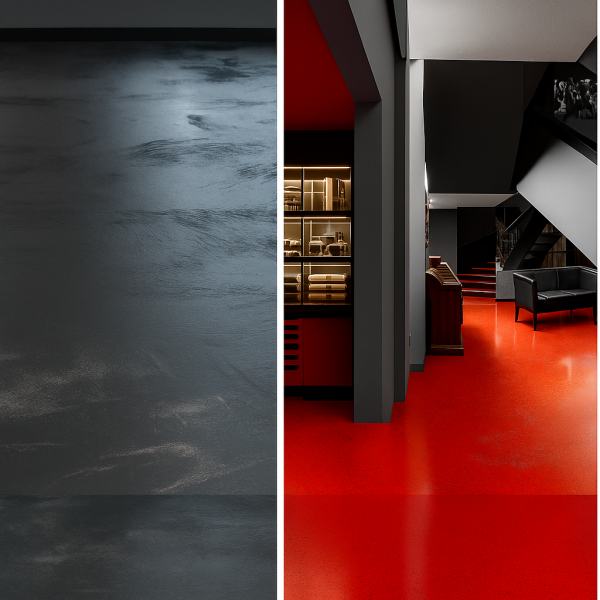 Grauer Boden mit Floortec-2K-Sentopur 570 