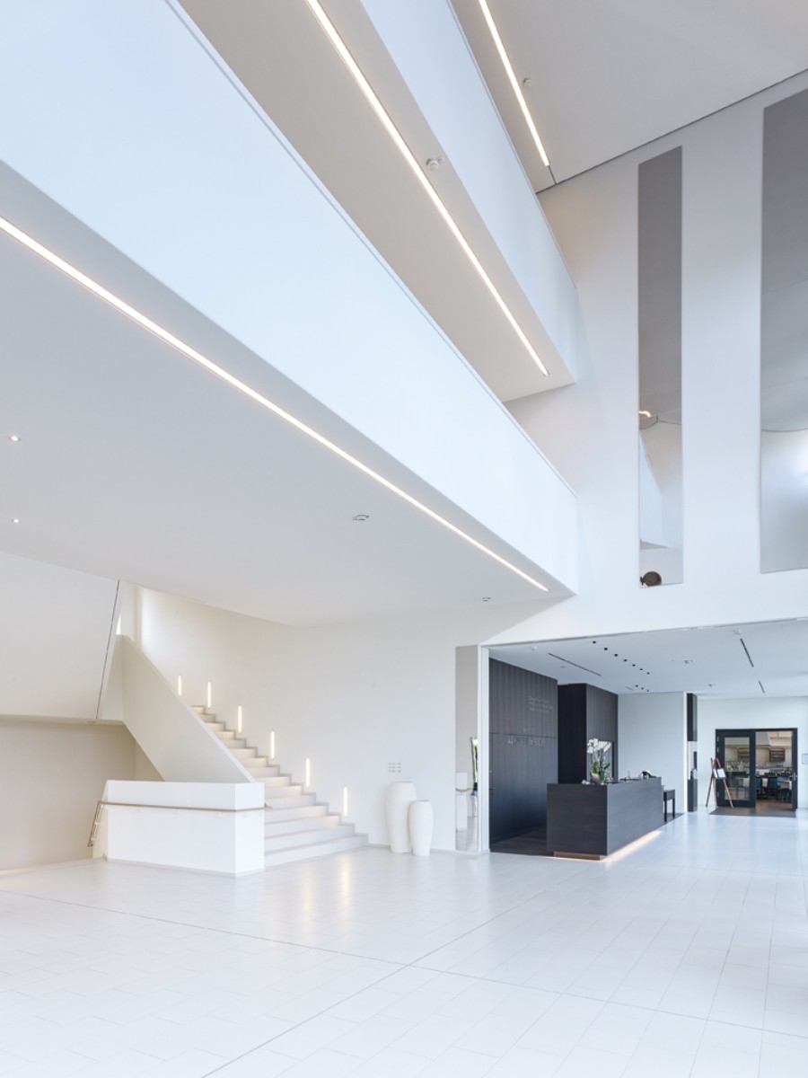 Innenbereich modern in weiß