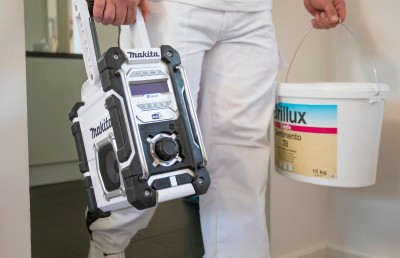 Radio auf der Baustelle