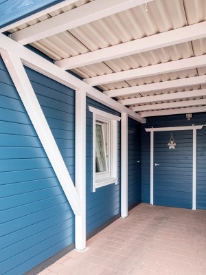 Lignodur FlexGuard 871 in blau und weiß